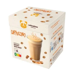 New COLUMBUS Cafe caps x12 capuccino