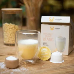 Sale COLUMBUS Cafe caps x12 chocolat blanc