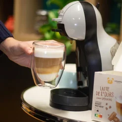 Sale COLUMBUS Cafe caps x12 golden latte