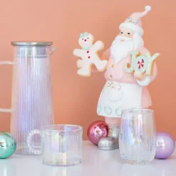 RAINBOW CHRISTMAS Carafe en verre avec couvercle