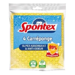 Hot SPONTEX Carreponges x4 anti-bacteries