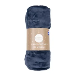 New CHRISTMAS COLLECTION Cdu plaid snowflake 130x160cm