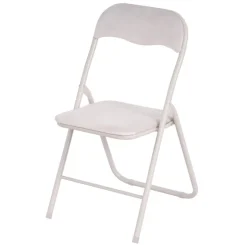 SPACEWAYS Chaise pliante velours creme