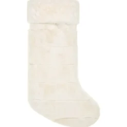 Chaussette blanche velours