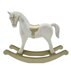 Online Cheval a bascule blanc h18cm