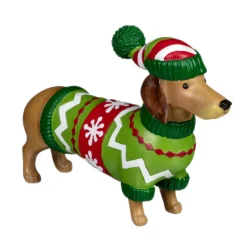 Clearance Chiens en noel h13cm