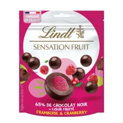 New LINDT Chocolat framboise & cranberry