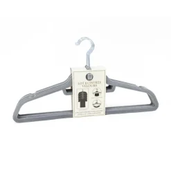 Outlet SIMPLY Cintres x8 velours gris
