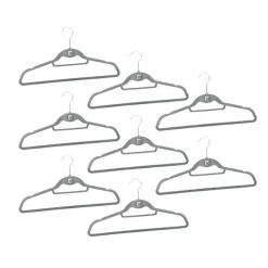 Outlet SIMPLY Cintres x8 velours gris