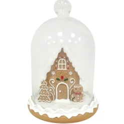 Discount Cloche avec maison pain d'epices