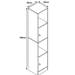 Clearance BATHROOM COLLECTION Colonne de rangement