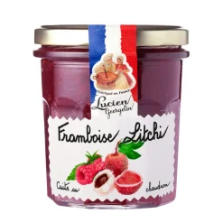 Sale LUCIEN GEORGELIN Confiture framboise/litchi 320g
