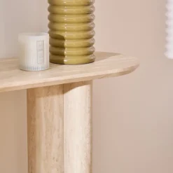 New Console effet travertin anaya