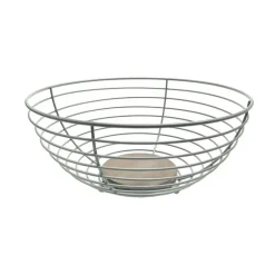 New THE ORGANIZED KITCHEN Corbeille a fruit kaki et bois