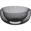 SECRET DE GOURMET Corbeille a fruits mesh 27cm noi