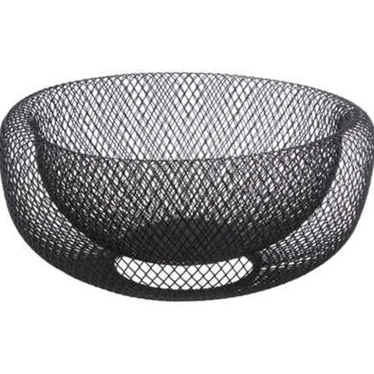 SECRET DE GOURMET Corbeille a fruits mesh 27cm noi
