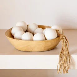 New NATURAL HOME Corbeille bois