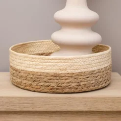 Discount NATURAL HOME Corbeille ronde bi-co l