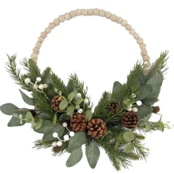 Clearance Couronne avec bois et feuillages