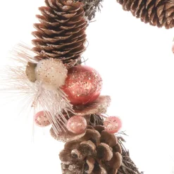 Hot Couronne coeur pomme de pin