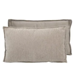 HOME COLLECTION Coussin boucle 30x50cm beige