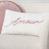 Outlet Coussin bouclette amour 50x30cm
