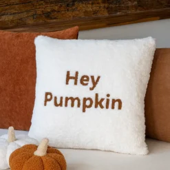 Discount COSY SEASON Coussin bouclette hey pumpkin cr