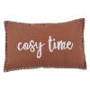 Hot COSY SEASON Coussin cosy time 30x50 brique