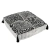 Sale HOME COLLECTION Coussin de sol mia 45x45cm noir
