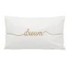 Hot HOME COLLECTION Coussin dream 30x50cm blanc