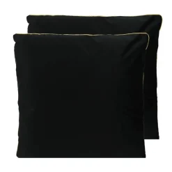 Hot HOME COLLECTION Coussin illana 60x60cm noir