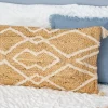Clearance Coussin jute tufte 70x40cm