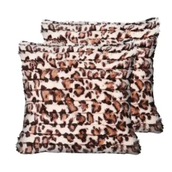 Hot Coussin lily leopard 45x45cm