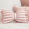 New QUIET LUXURY Coussin nAud papillon rose 25x35