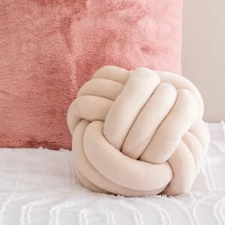Online PURE HARMONY Coussin noeud 40cm creme