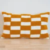 Sale SIMPLY Coussin tufte 50x30 ocre