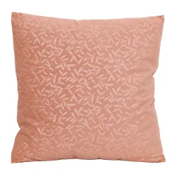 Online Coussin velours cotele feuilles