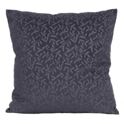 Sale Coussin velours cotele feuilles