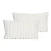 COSY SEASON Coussin waffle 30x50cm creme