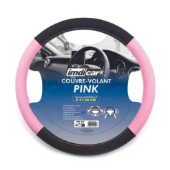 New IMDICAR Couvre volant rose/noir