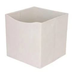 Clearance THE STORAGE SHOP Cube rangement velours beige