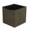 Outlet THE STORAGE SHOP Cube rangement velours vert