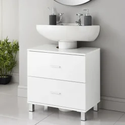 Outlet BATHROOM COLLECTION Dessous de lavabo 2 tiroirs