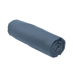 New Drap housse 160x200 jersey bleu