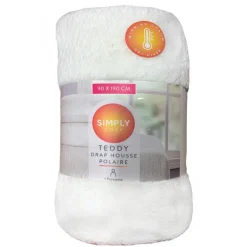 Online SIMPLY COSY Drap housse 90x190 teddy polaire