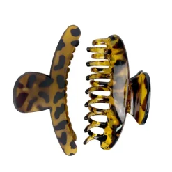 Outlet GRIP & GLAM Duo pince cheveux leopard