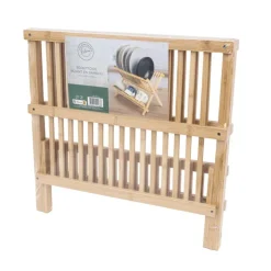 Online THE ORGANIZED KITCHEN Egouttoire pliant en bambou