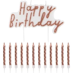 CELEBRATE Ensemble de bougies happy birth