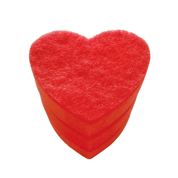 Clearance Eponge coeur x3