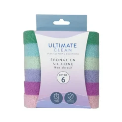 New ULTIMATE CLEAN Eponge pastel silicone x6
